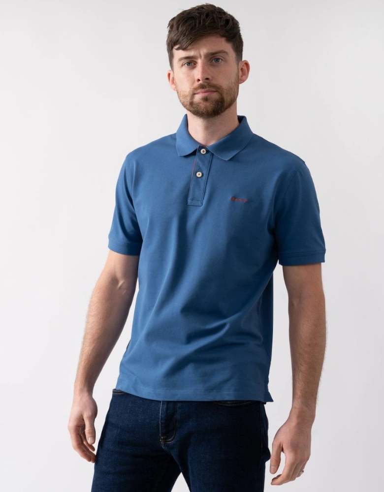 Regular Fit Short Sleeve Contrast Pique Rugger