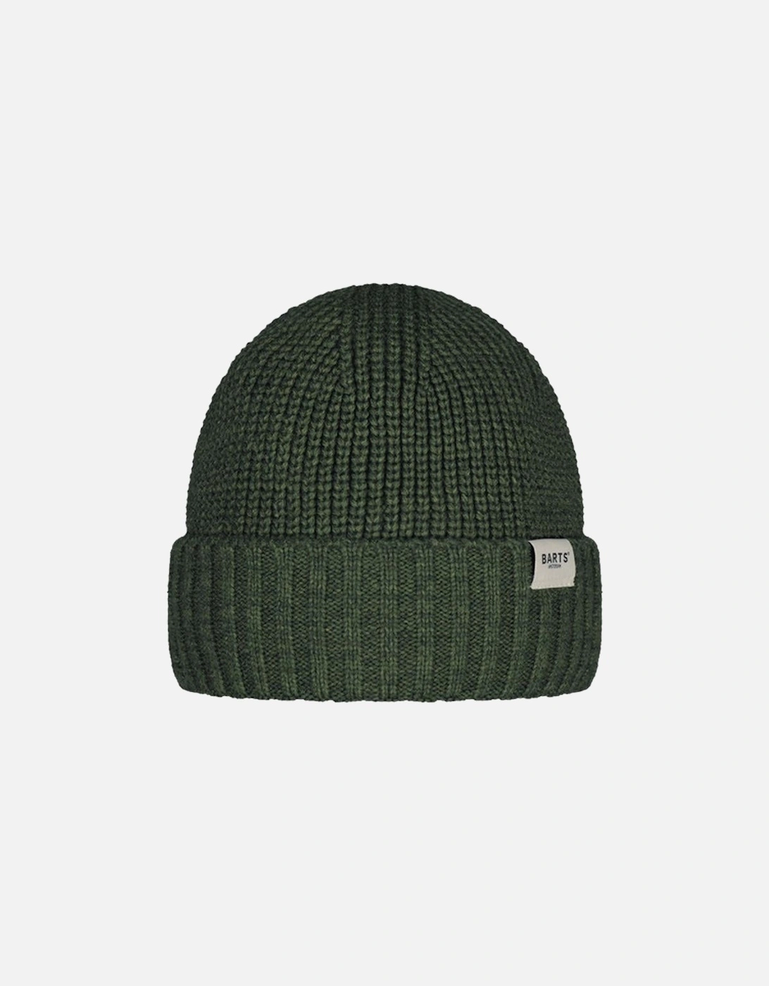 Barts Men's Black Aldren Cuffed Knitted Fleece Lined Beanie - - Size: One Size