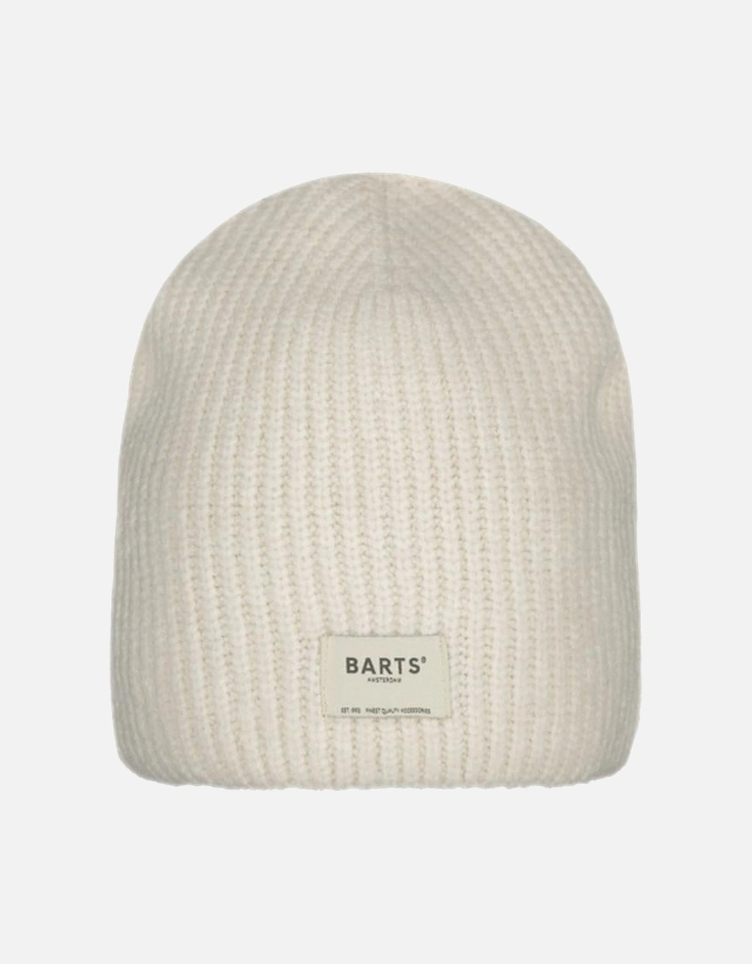 Women's Barts Womens Darty Cuffed-Less Knitted Beanie - Cream - Size: ONE size