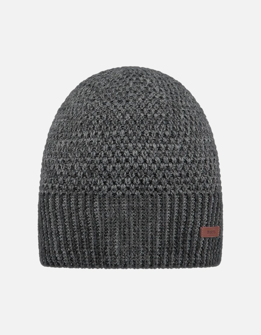 Barts Men's Grey Noar Fine Knitted Fleece Lined Beanie - - Size: One Size
