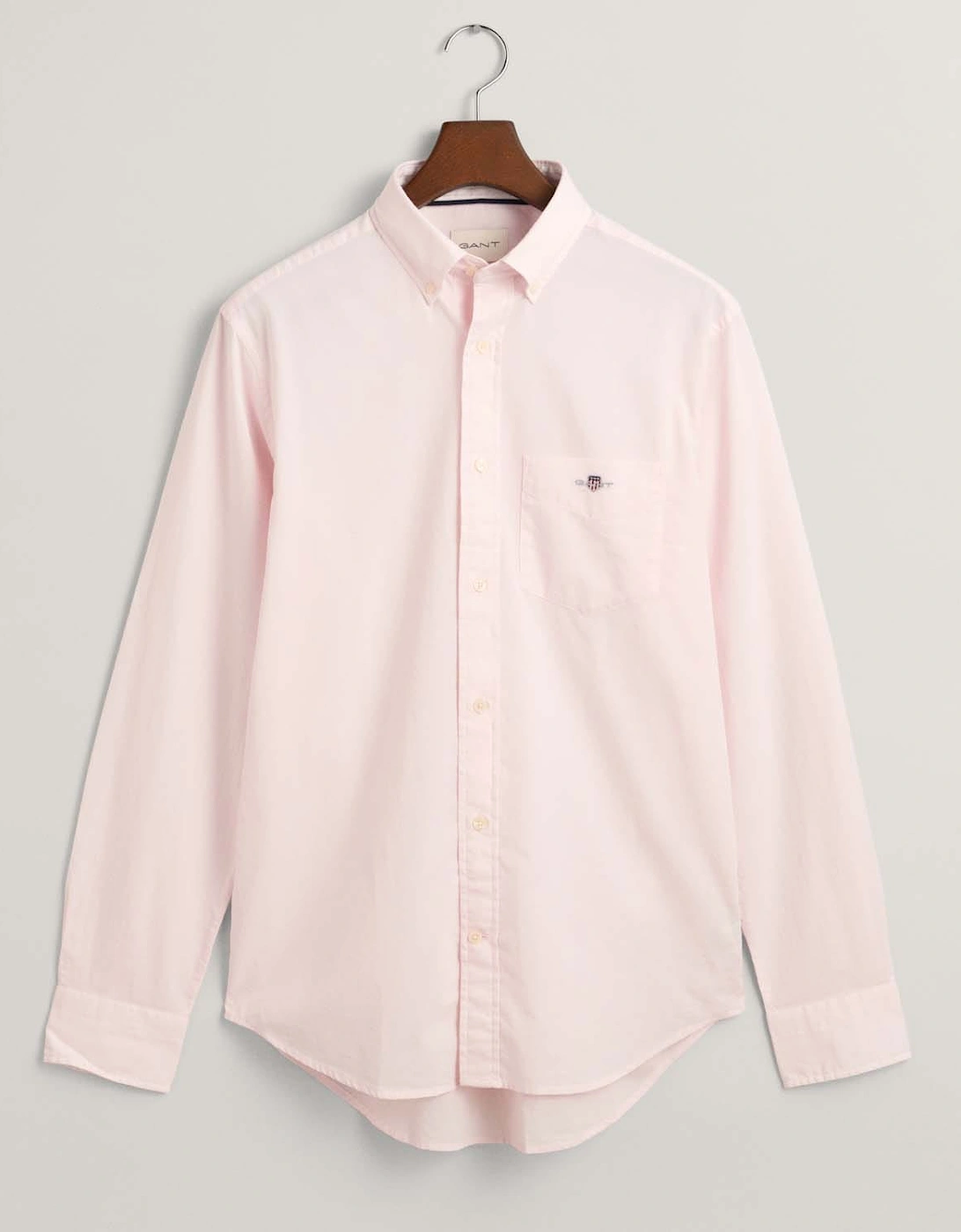 Gant Men's Pink Regular Poplin A.shield Shirt - : 38/Regular M