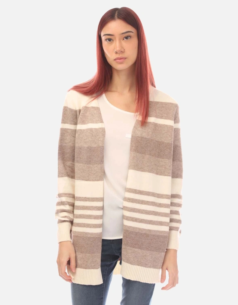 Lesly Striped Open Cardigan