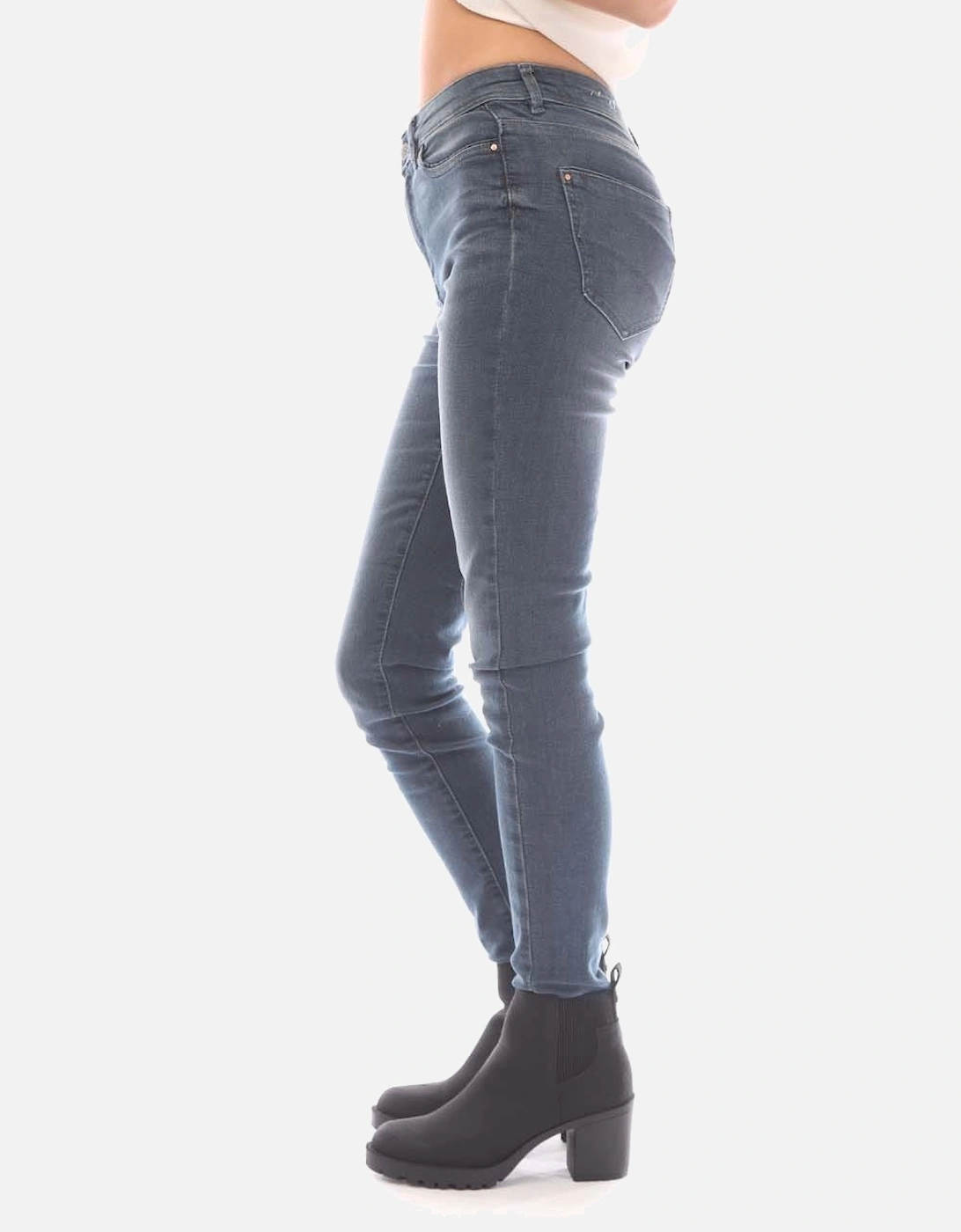 Wauw Mid Waist Skinny Jeans