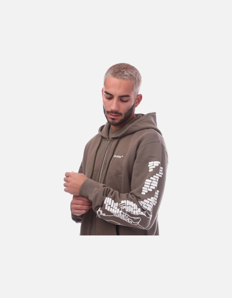 Bricks Slim Zip Hoodie