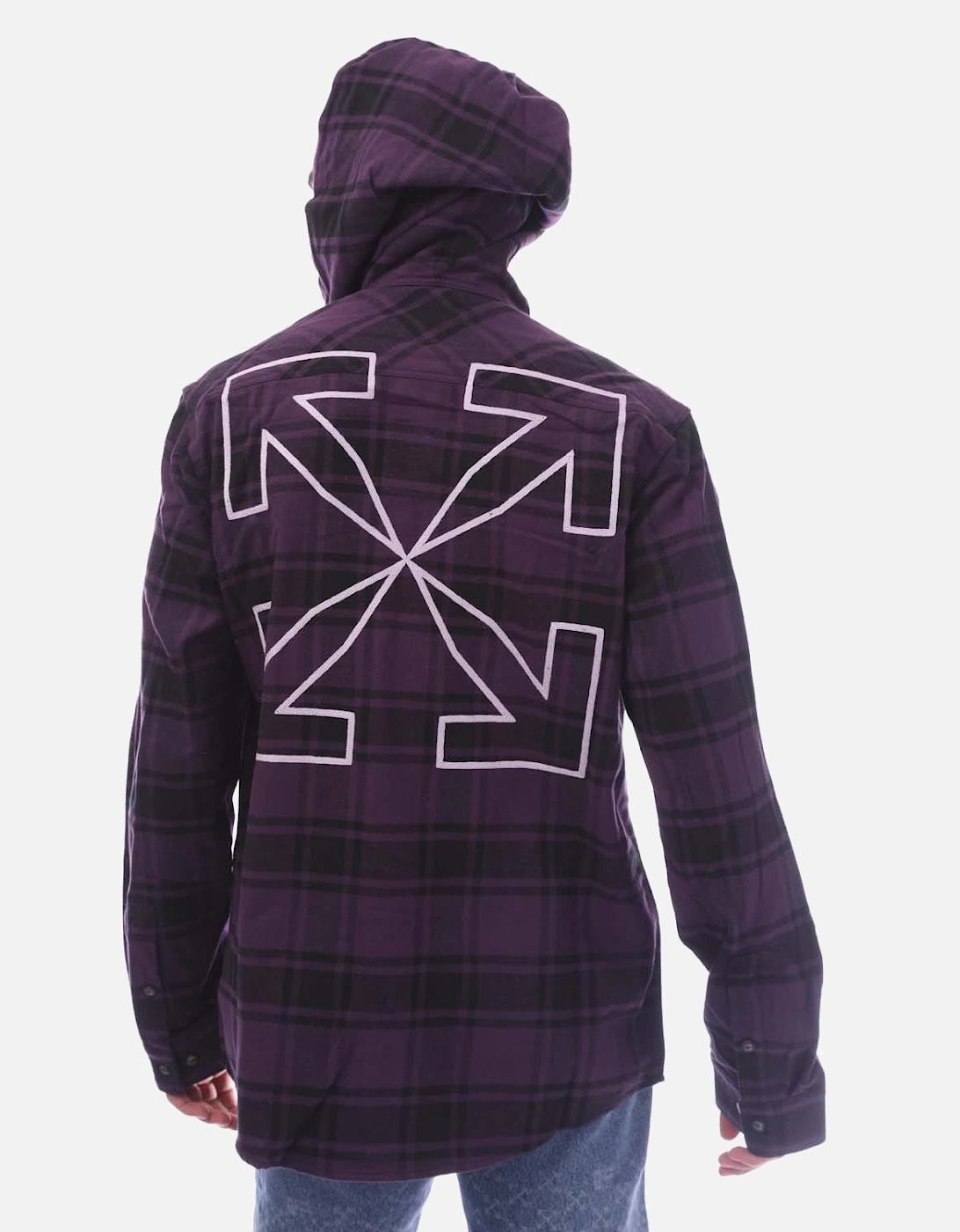 Outline Arrow Flannel Shirt