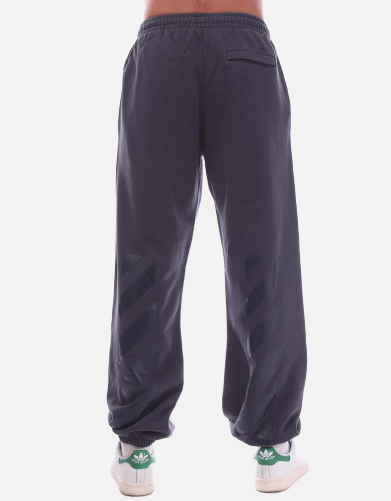 Diagonal Tab Slim Sweatpants