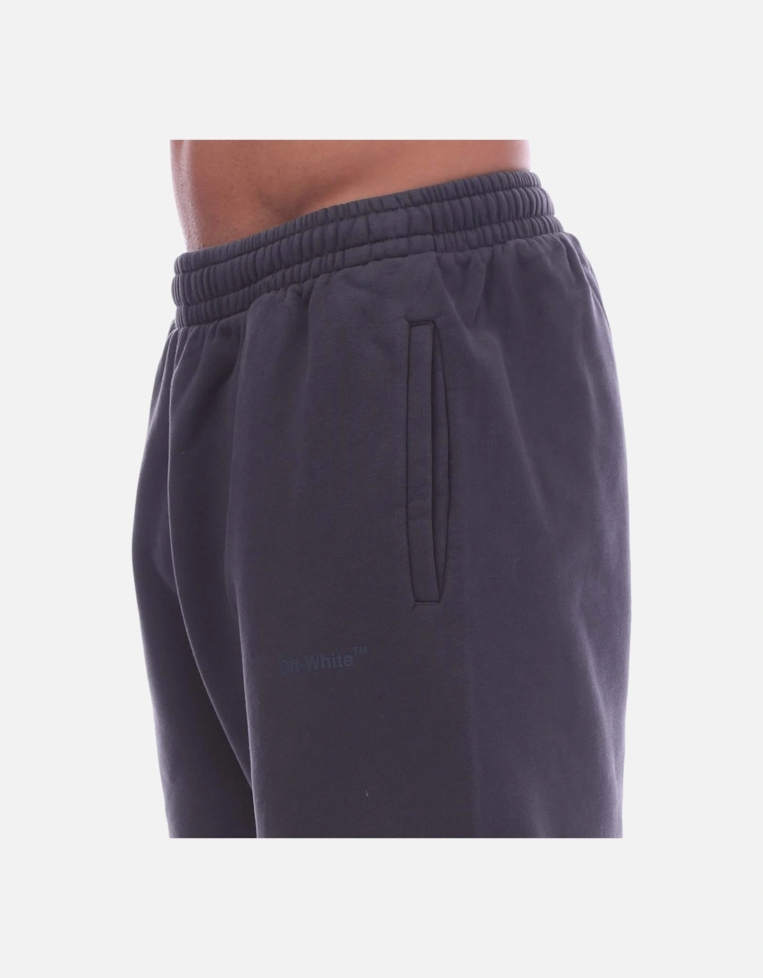 Diagonal Tab Slim Sweatpants