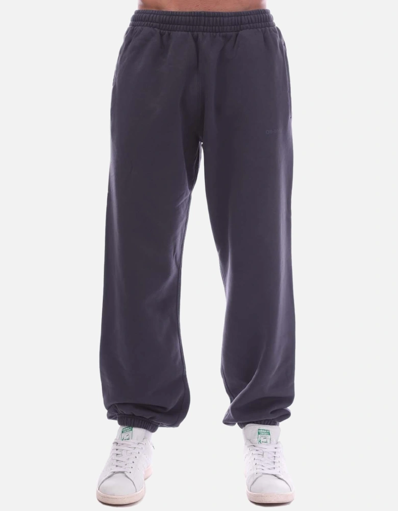 Diagonal Tab Slim Sweatpants