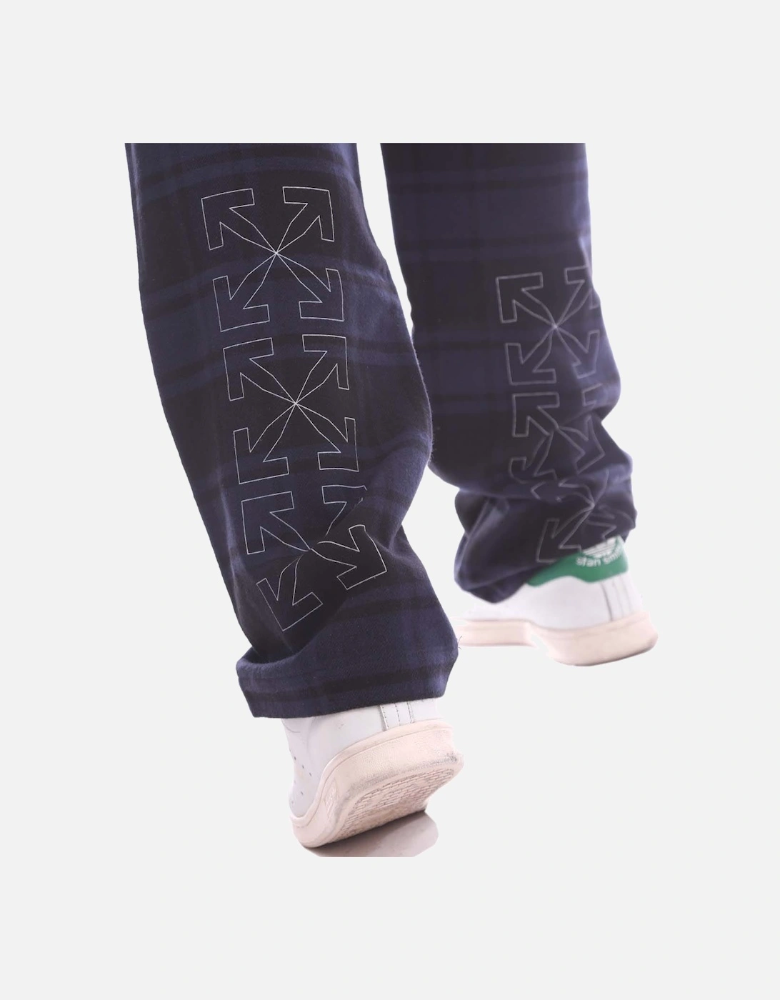 Outline Arrow Flannel Casual Pants