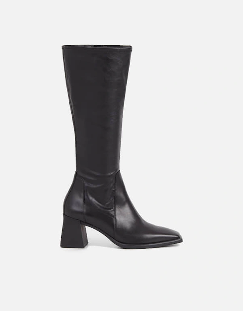 Women's Hedda Leather Knee High Heeled Boots