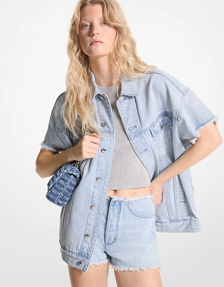 Frayed Denim Jacket