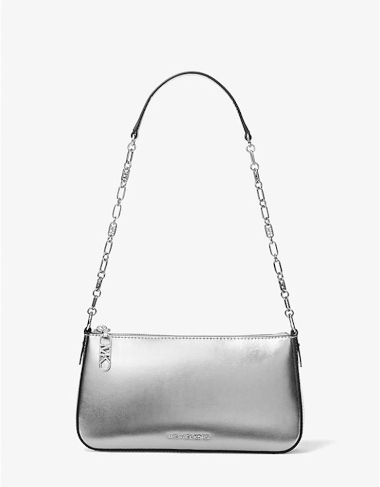 Empire Medium Metallic Leather Pochette