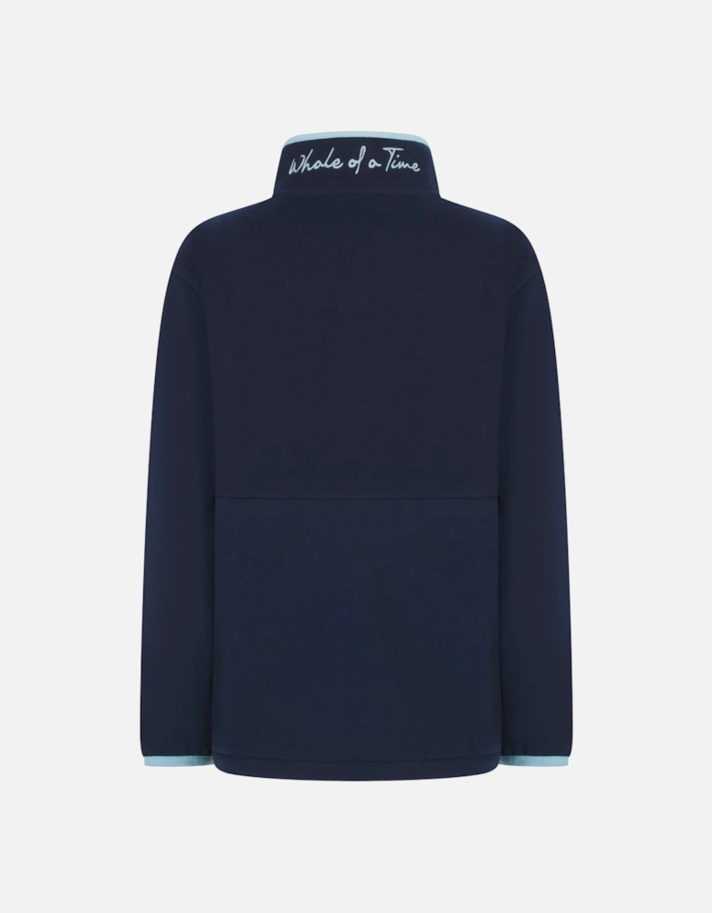 Whale Of A Time Unisex Pembroke Fleece Navy/Light Blue