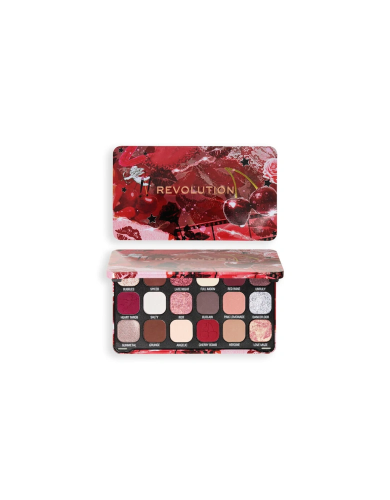 Forever Flawless Eyeshadow Palette Cherry Rebel Red