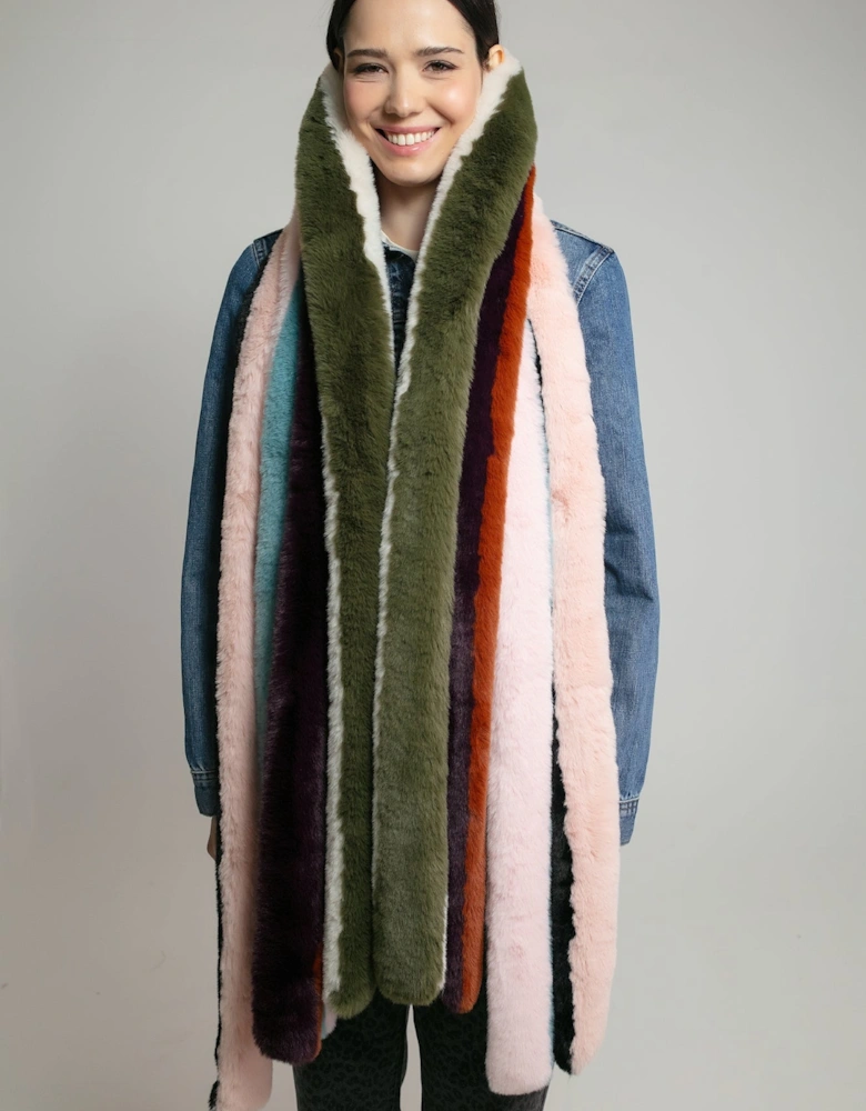 STRIPE PASHA IN KHAKI MIX