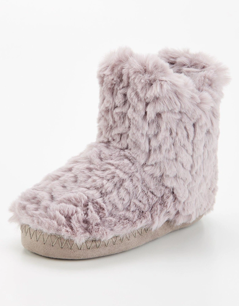 Unisex Slipper Boot - Grey