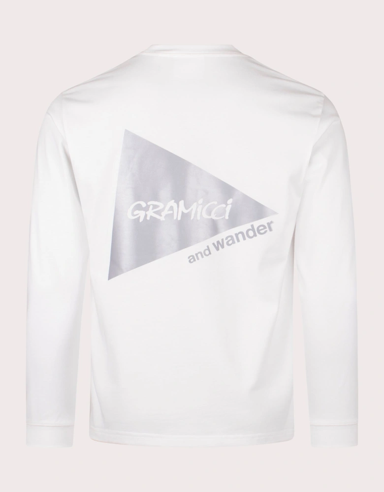 x and wander Backprint Long Sleeve T-Shirt