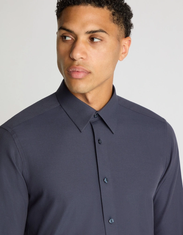 Fine Twill Comfort Shirt 78 Navy