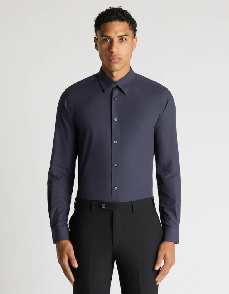 Fine Twill Comfort Shirt 78 Navy