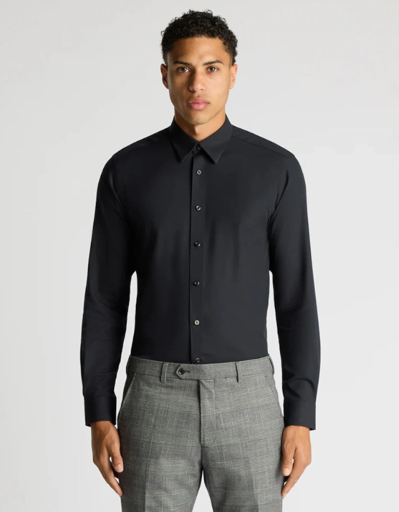 Fine Twill Comfort Shirt 00 Black