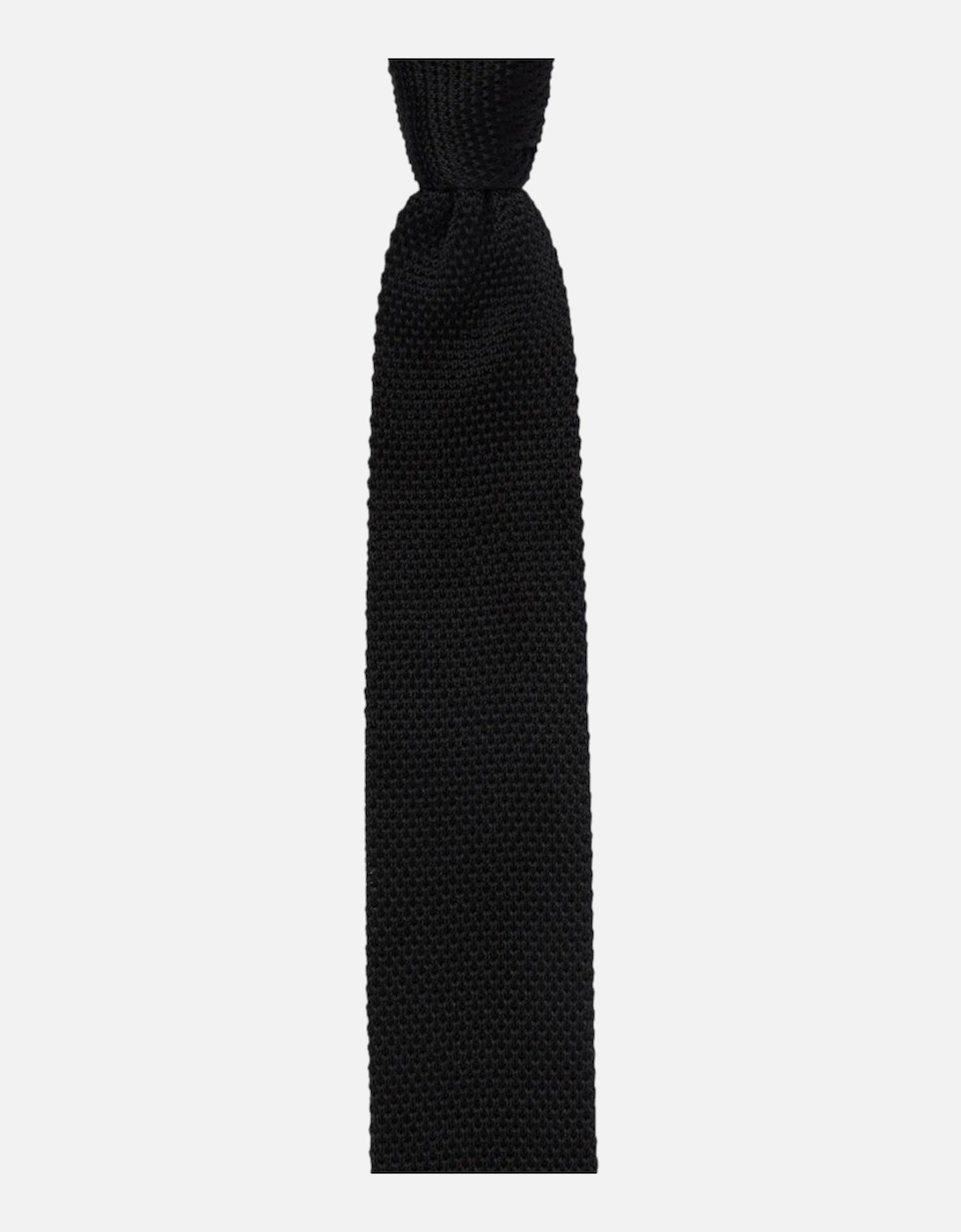 Knitted Tie 00 Black, 4 of 3