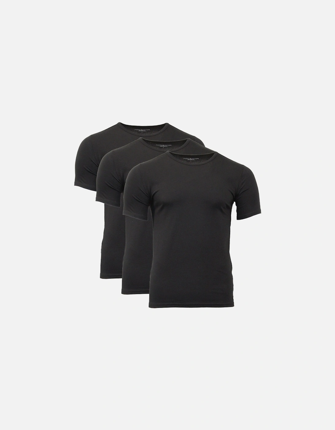 3-Pack Premium Essentials Stretch T-Shirts, Black, 5 of 4