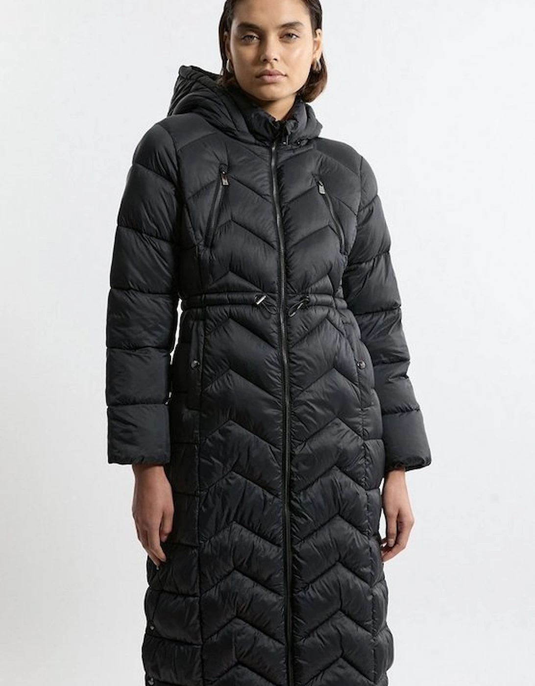 Petite Lightweight Knee Length Packable Coat, 4 of 3