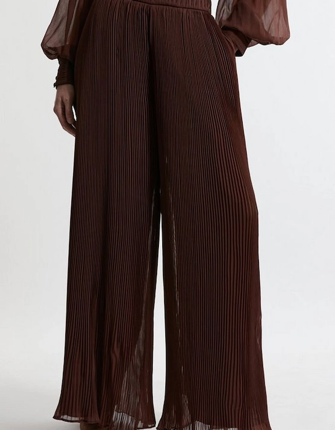 Lydia Millen Tall Crinkle Wide Leg Woven Trousers