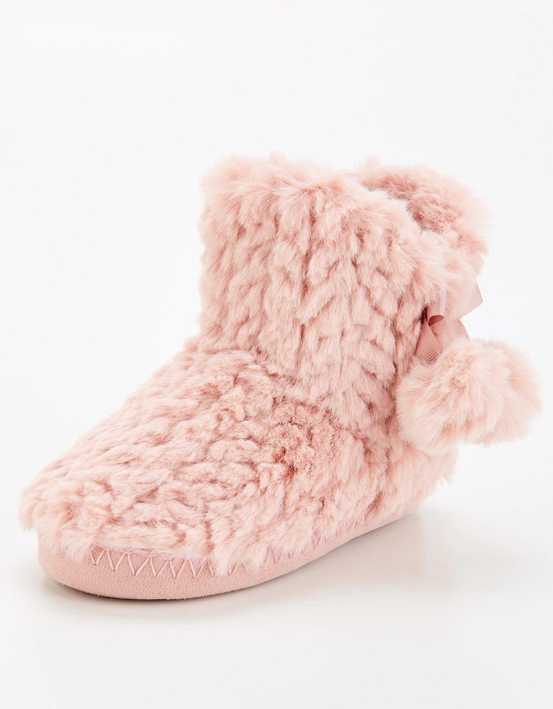 Girls Slipper Boot - Pink