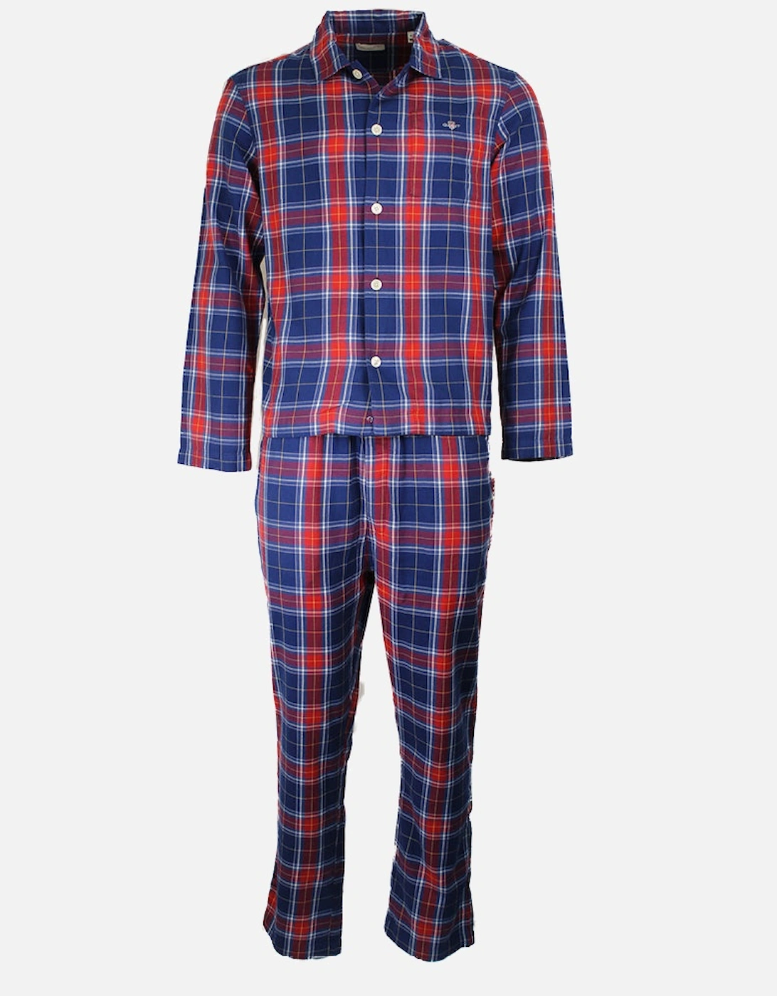 Flannel Pyjama Gift Set, Persian Blue, 6 of 5
