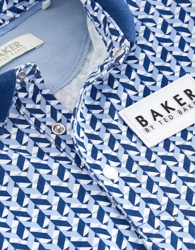 Baker By Boys Geo Polo - Blue