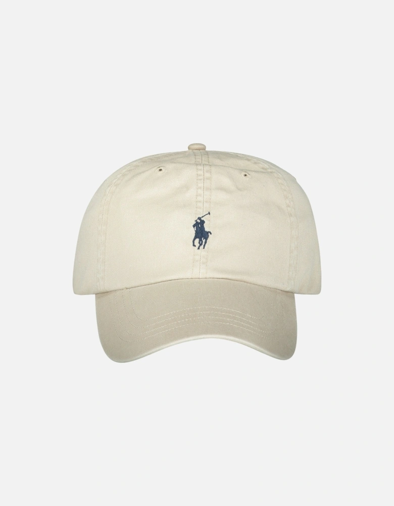 Ralph Lauren Baseball Cap - Tan/Navy Pony