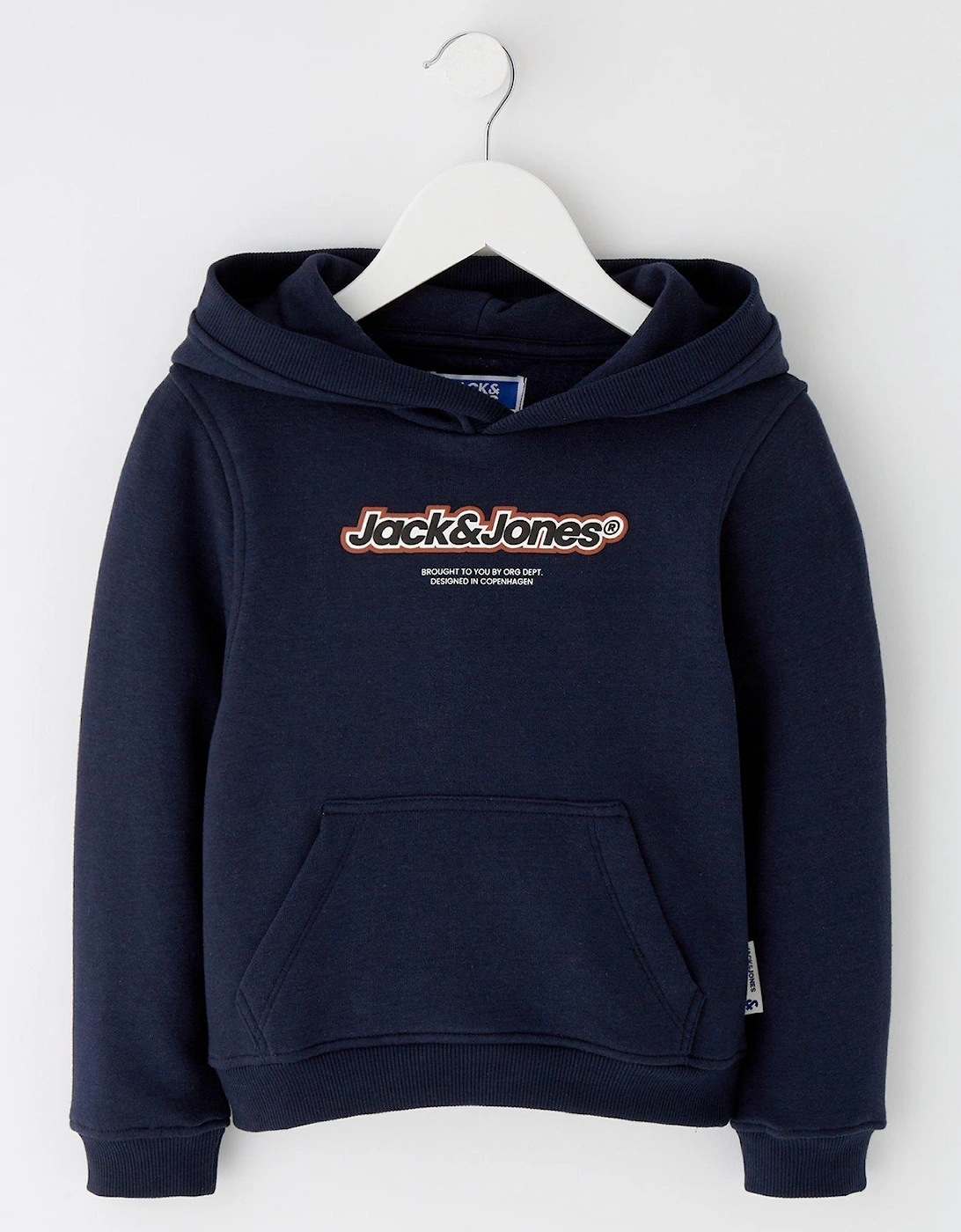 Younger Boys Vesterbro Newton Branding Sweat Hoodie - Sky Captain, 5 of 4