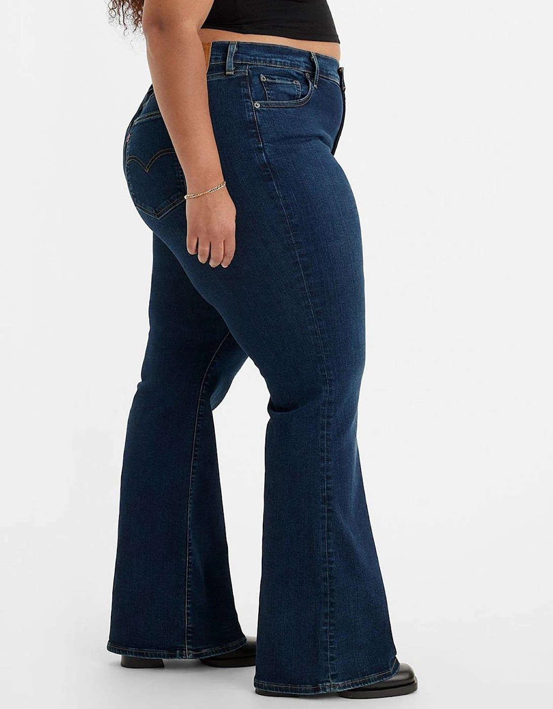 726™ Plus High Rise Flare Jeans - Blue Swell 