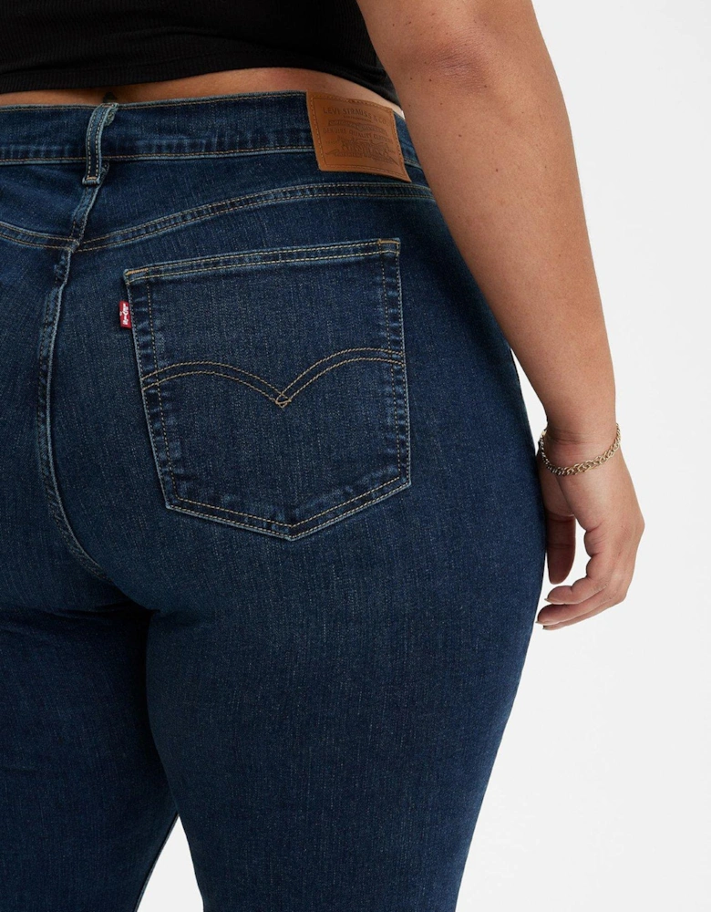 726™ Plus High Rise Flare Jeans - Blue Swell 