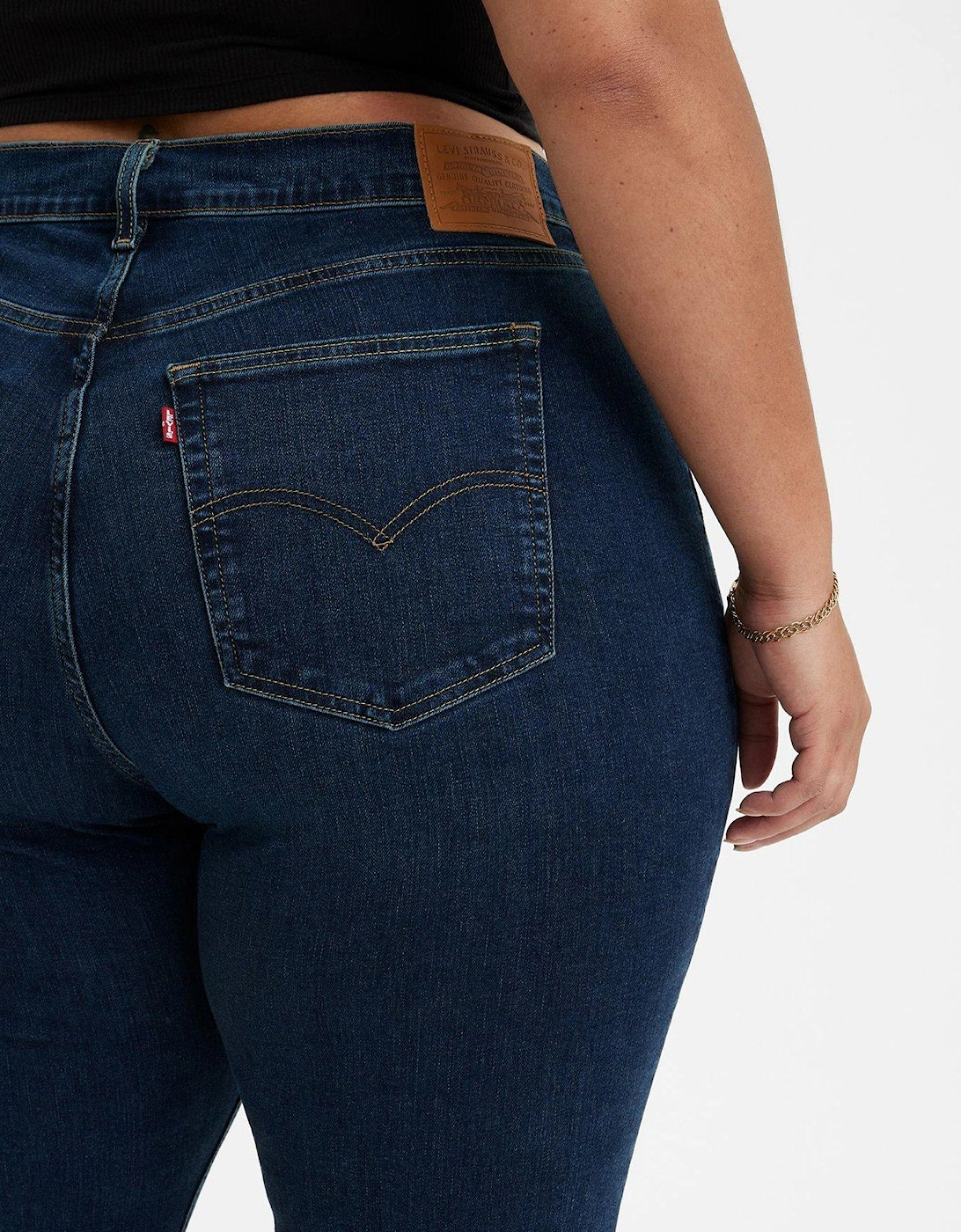 726™ Plus High Rise Flare Jeans - Blue Swell 