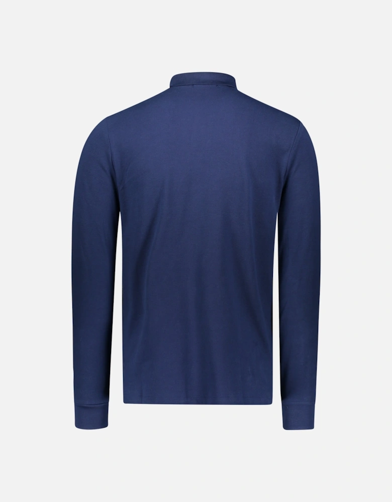 Ralph Lauren LS Polo Knitwear Shirt - Navy