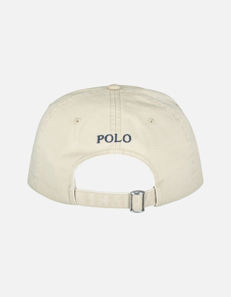 Ralph Lauren Baseball Cap - Tan/Navy Pony