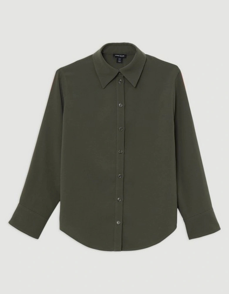 Tailored Crepe Essential Shirt