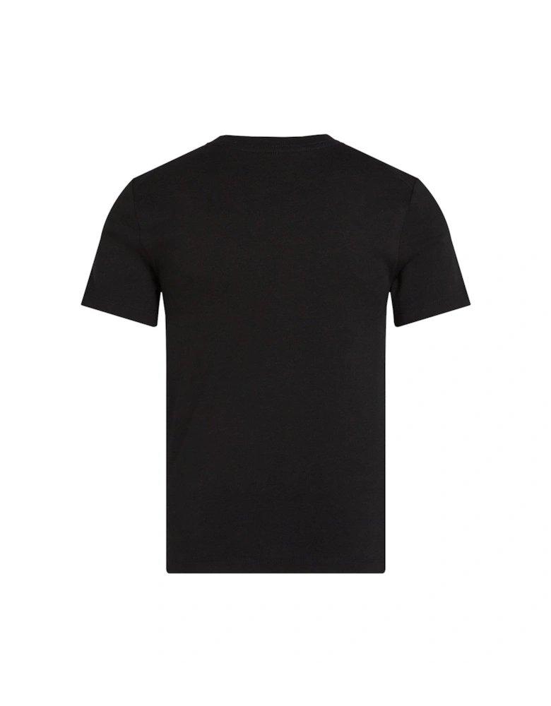 Kids CK Monogram Short Sleeve T-Shirt - Black