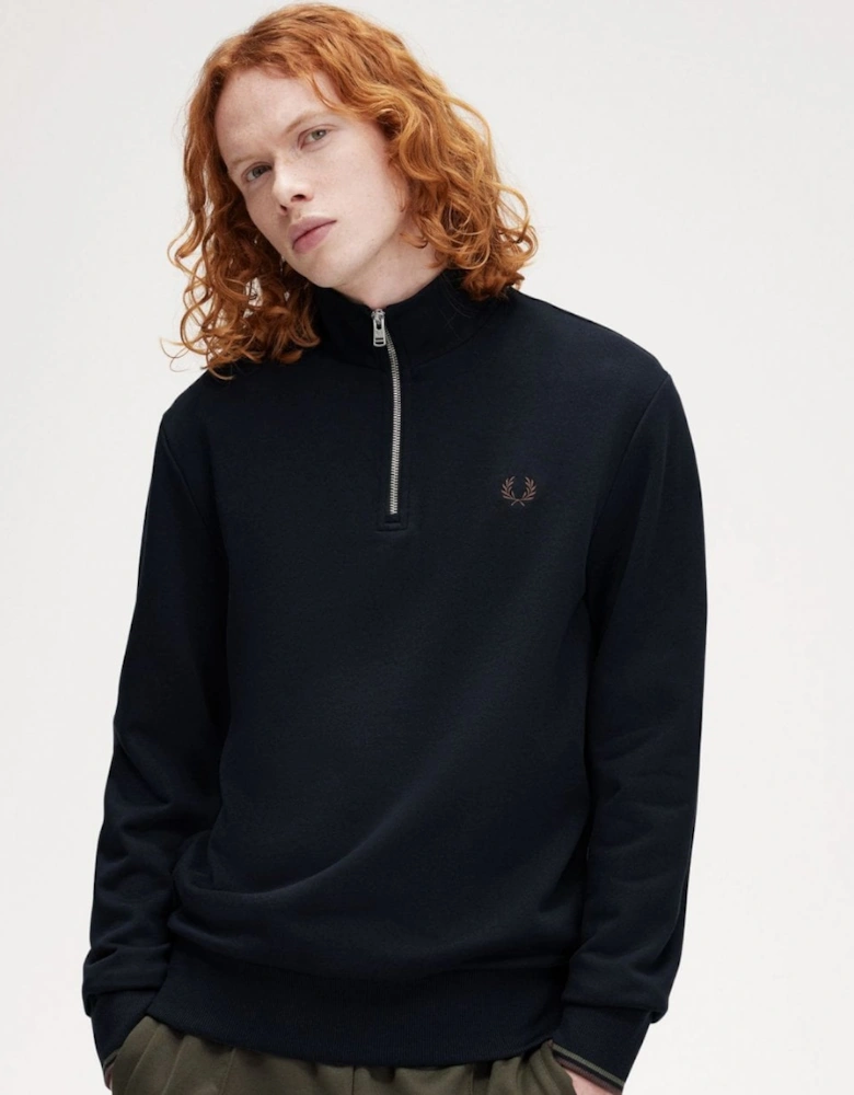 Mens Half Zip Sweatshirt