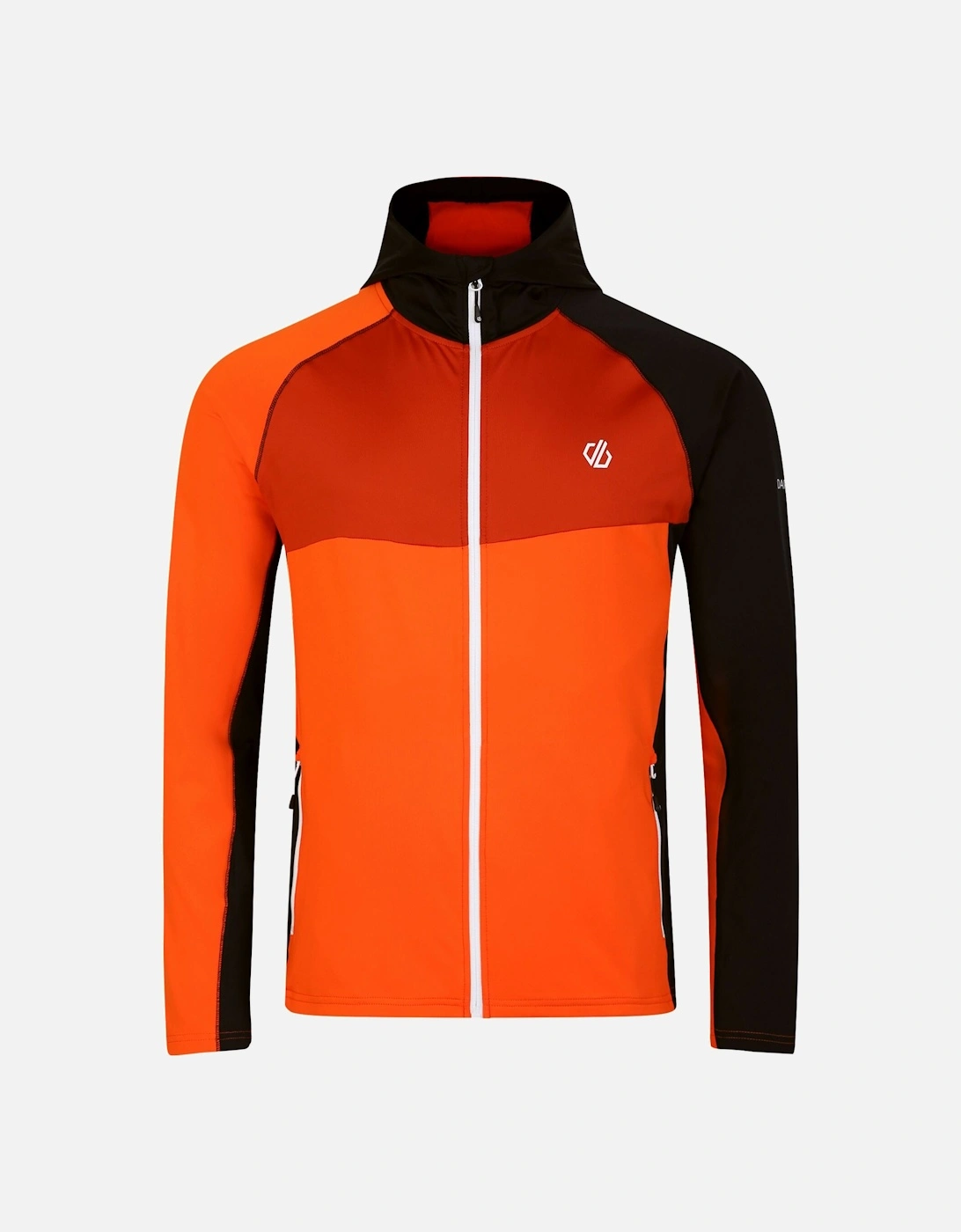 Mens Touring Hooded Stretch Full Zip Jacket, 6 of 5