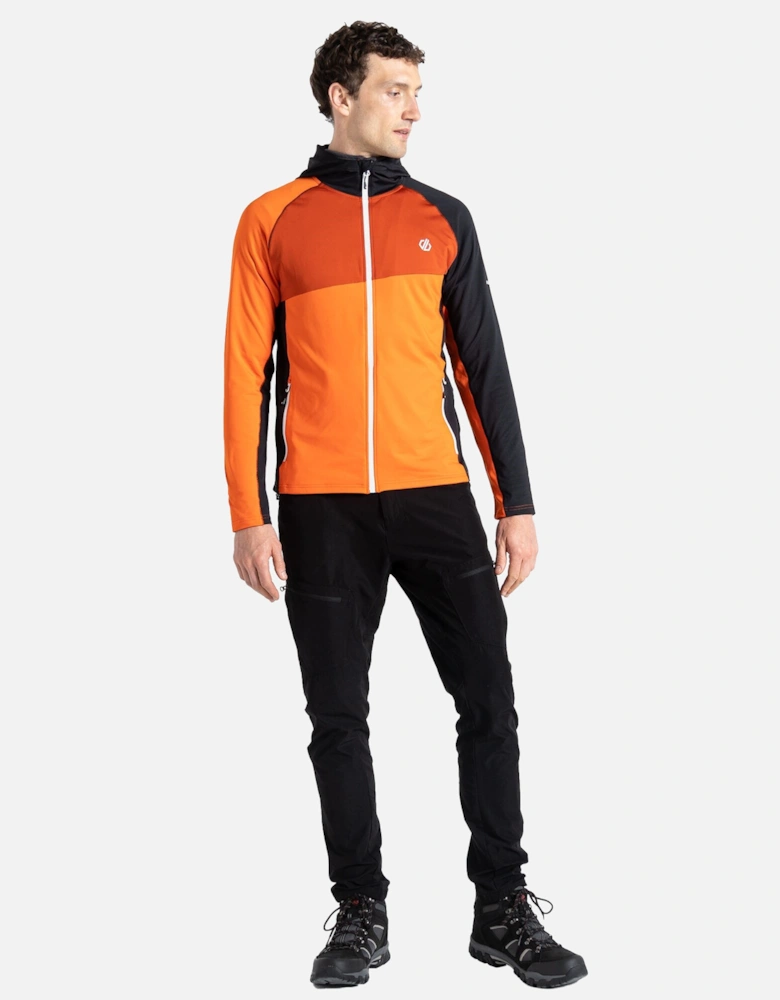 Mens Touring Hooded Stretch Full Zip Jacket