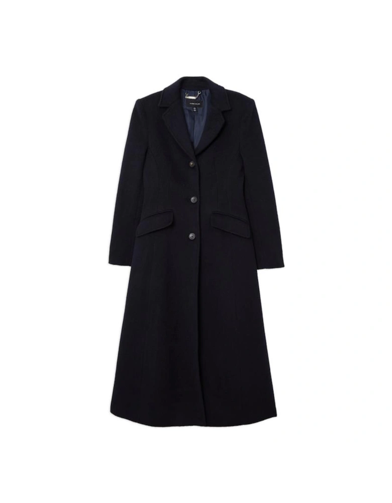 Premium Italian Manteco Wool Full Skirted Tailored Midaxi Coat