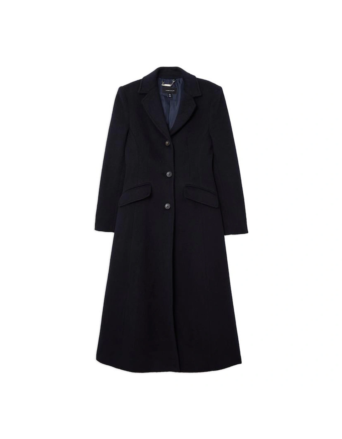 Premium Italian Manteco Wool Full Skirted Tailored Midaxi Coat