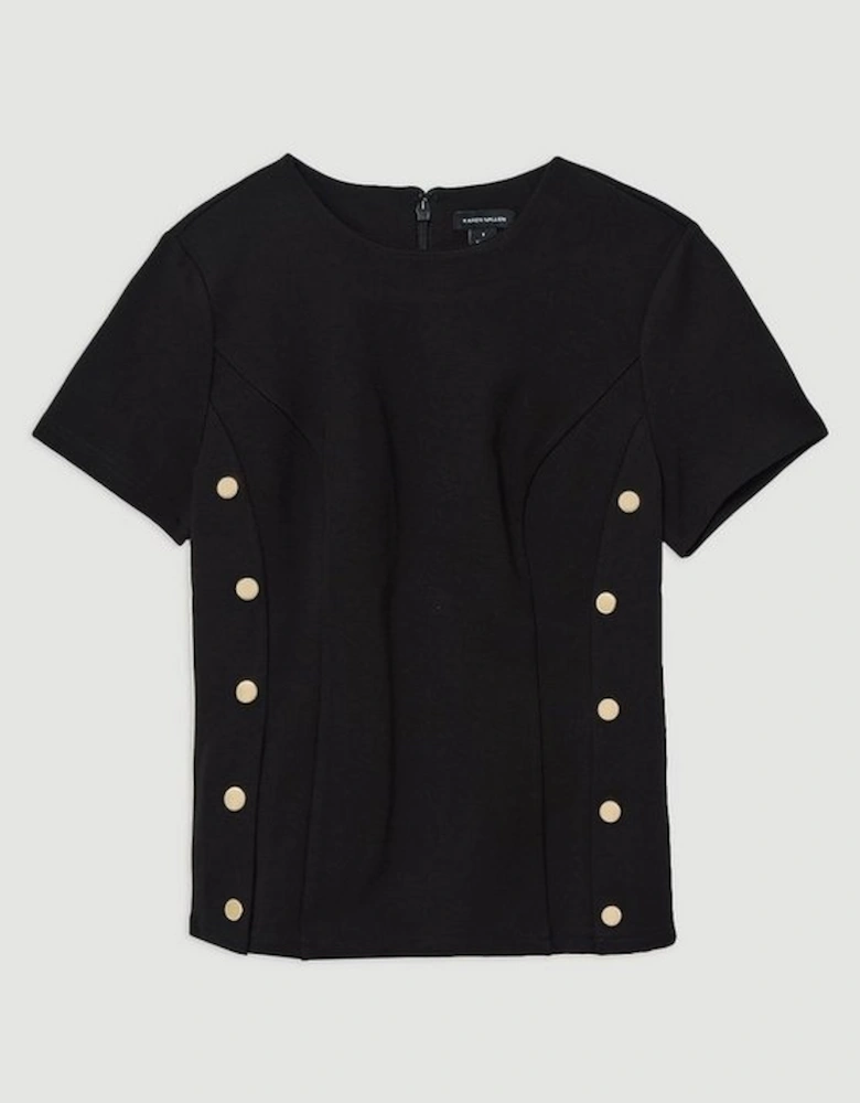 Hardwear Detail Jersey Ponte T Shirt