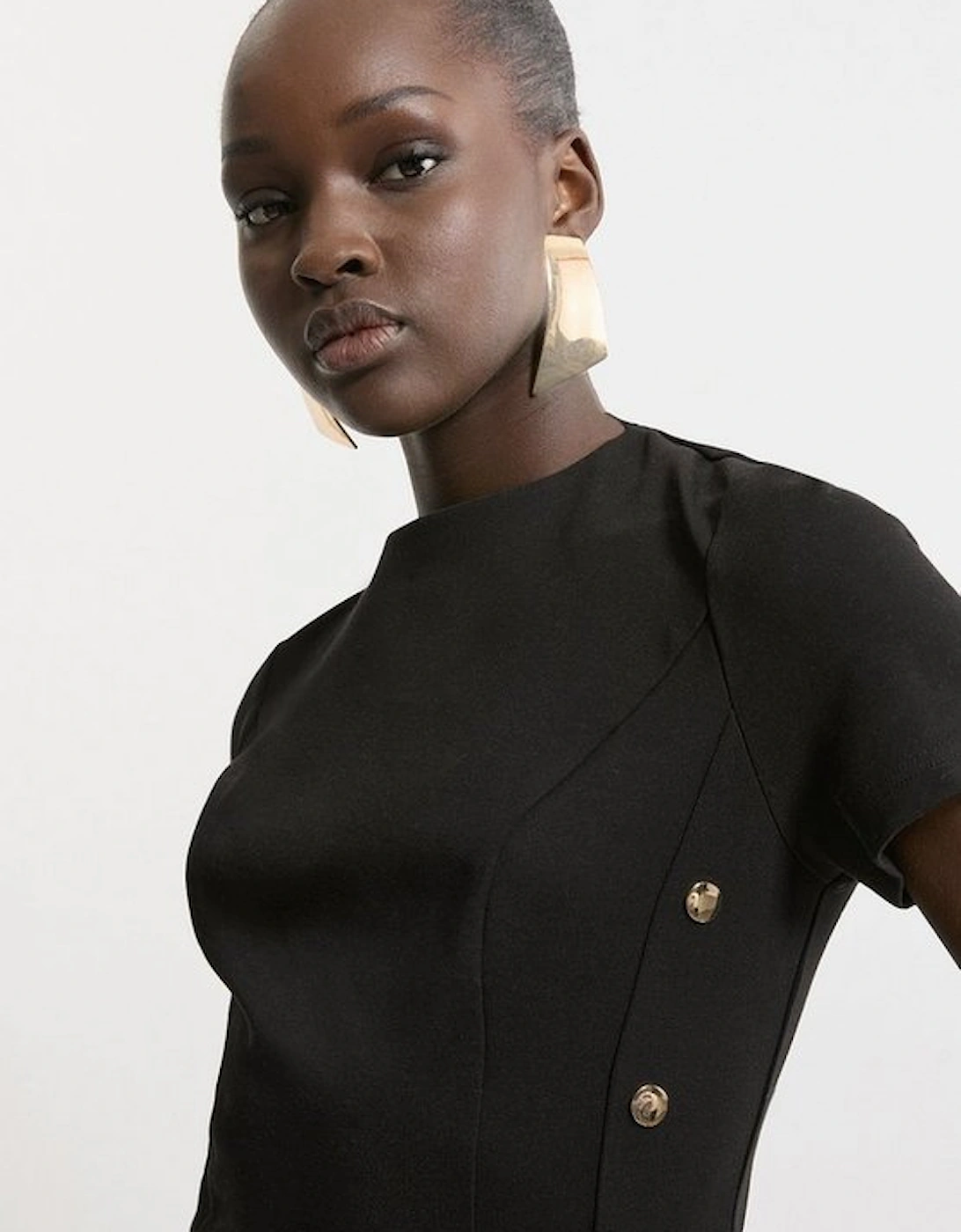 Hardwear Detail Jersey Ponte T Shirt