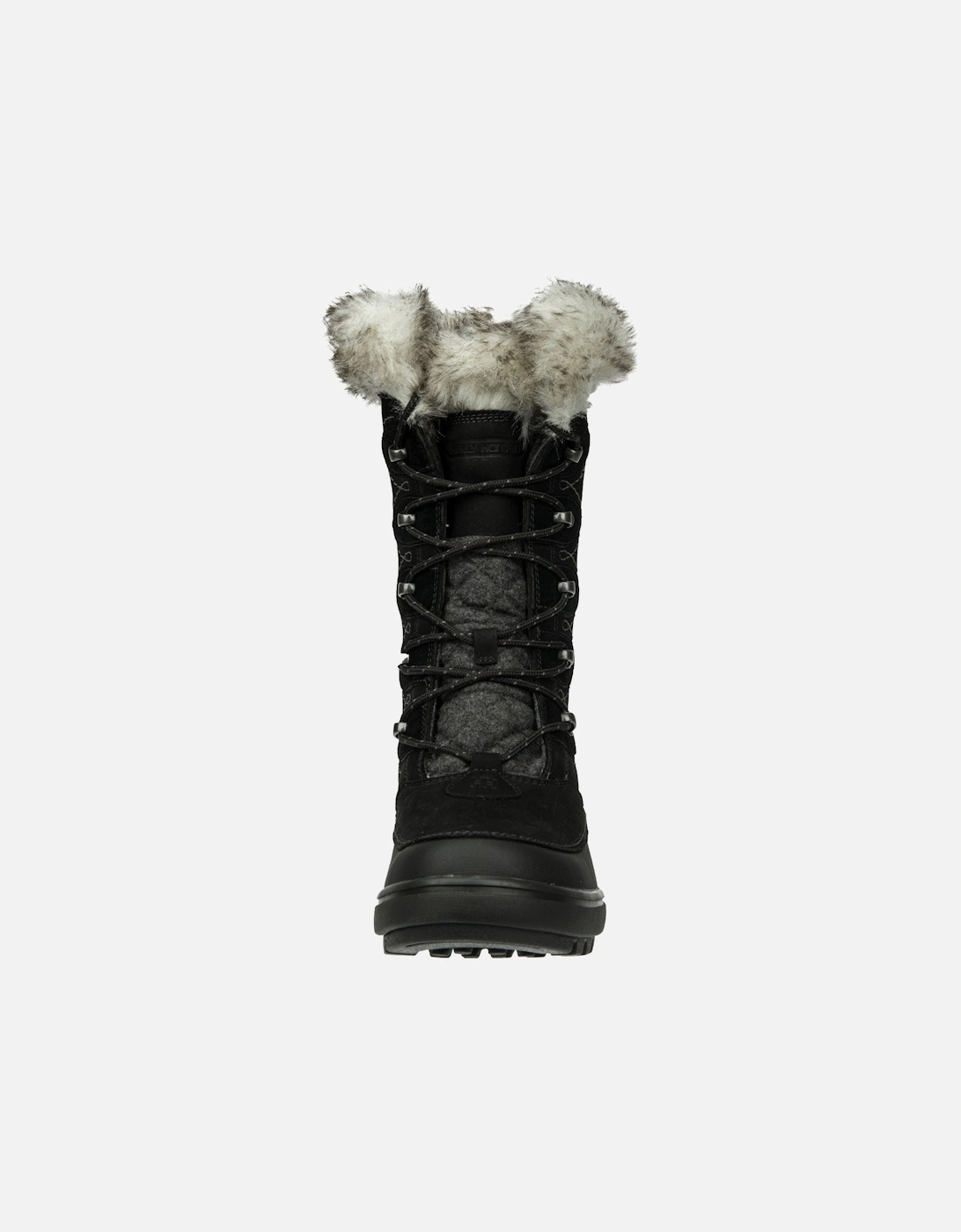 model Garibaldi Winter Boots Female in Jet Black