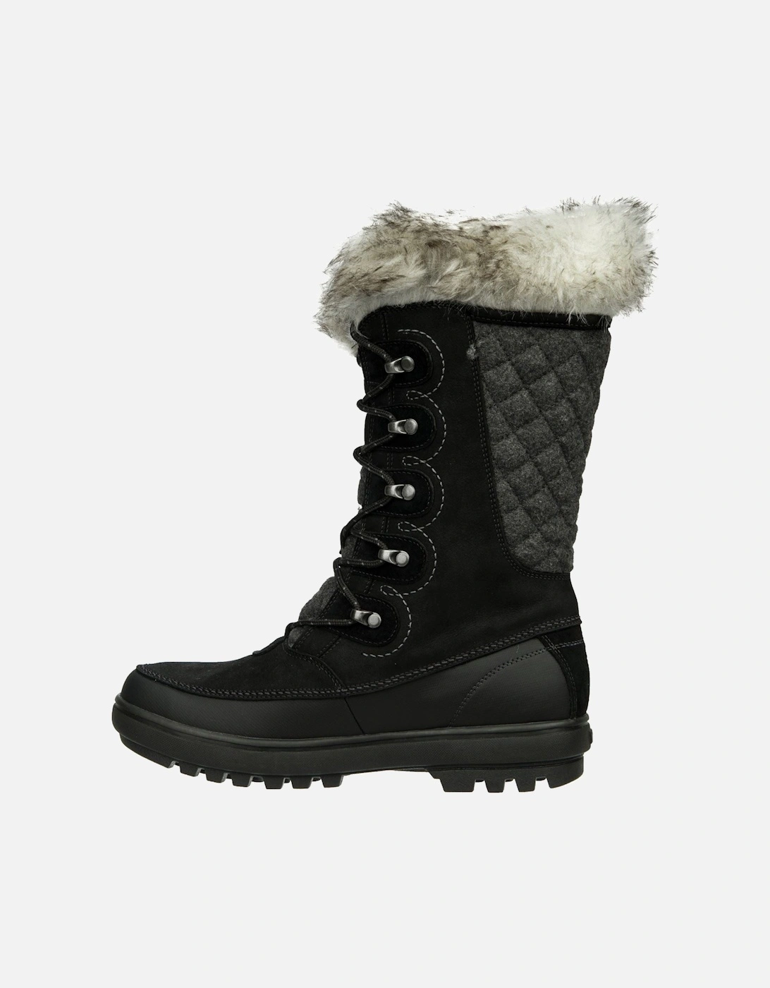 model Garibaldi Winter Boots Female in Jet Black