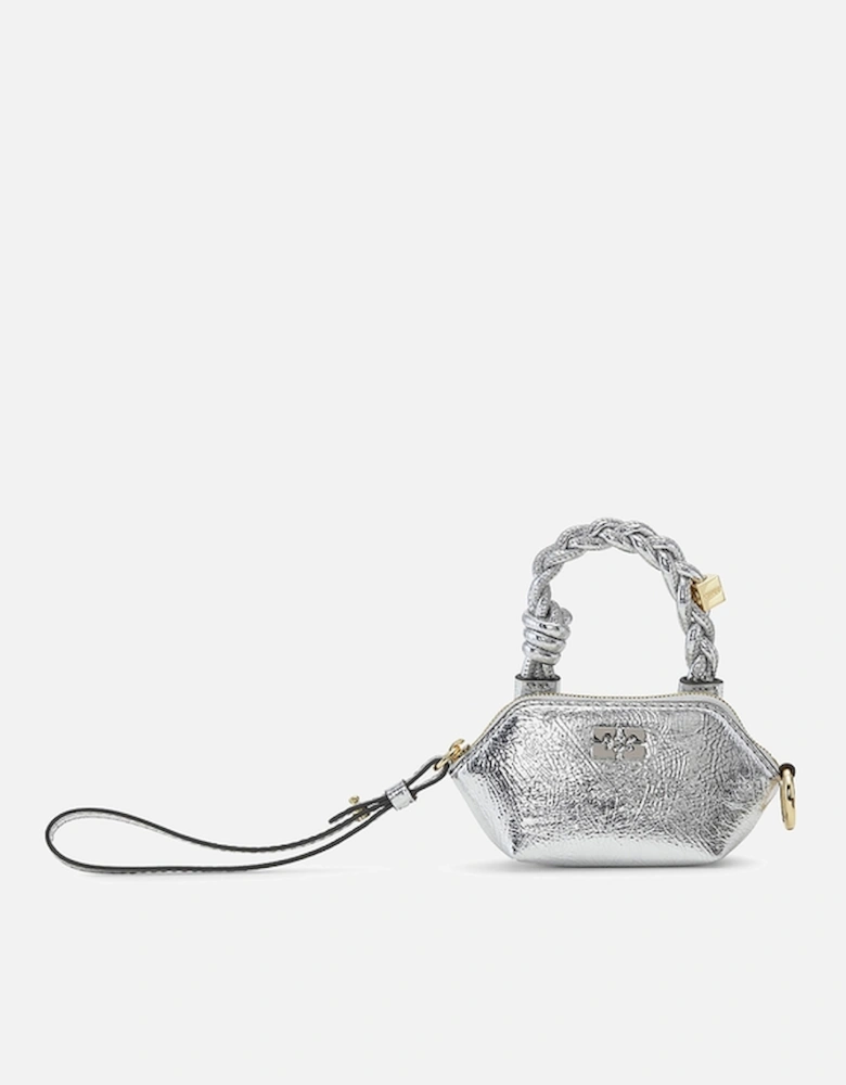 Metallic Leather-Blend Nano Bou Bag